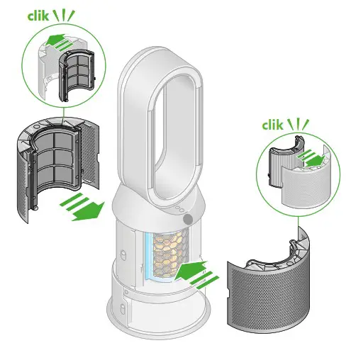 dyson PH03 Purifier Humidify Cool Air Purifier Humidifier and Fan - Assembling your machine 1