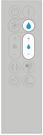 dyson PH03 Purifier Humidify Cool Air Purifier Humidifier and Fan - Auto humidify mode