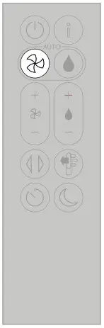 dyson PH03 Purifier Humidify Cool Air Purifier Humidifier and Fan - Auto purify mode