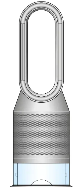 dyson PH03 Purifier Humidify Cool Air Purifier Humidifier and Fan - Cover