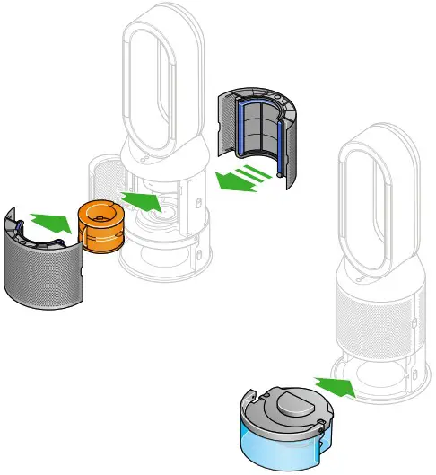 dyson PH03 Purifier Humidify Cool Air Purifier Humidifier and Fan - Deep cleaning your machine 10