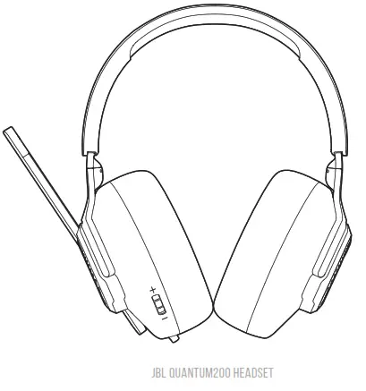 JBL quantum200 headset