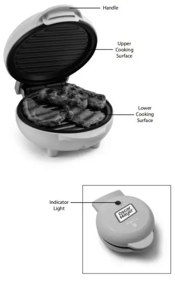 Oscar Mayer OMMED5YW Personal Grill - PARTS