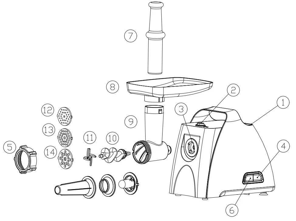 BLAUPUNKT FMM401 Electric Mincer - Features