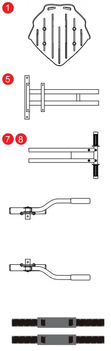 HOVER 1 H1 MFHCMB KART Hoverboard Kart Combo for Kids - PARTS LIST 1