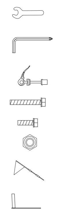 HOVER 1 H1 MFHCMB KART Hoverboard Kart Combo for Kids - PARTS LIST 2