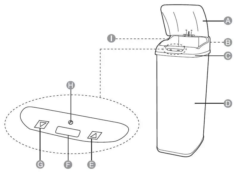 amazon-basics-B07MSN639J-Automatic-Stainless-Steel-Trash-1