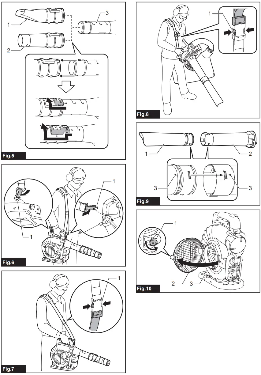 makita DUB363 Cordless Blower - Fig 3