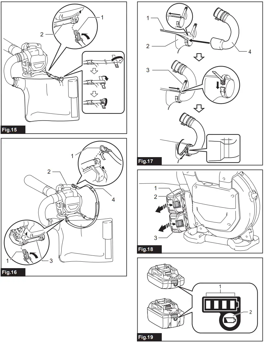 makita DUB363 Cordless Blower - Fig 5