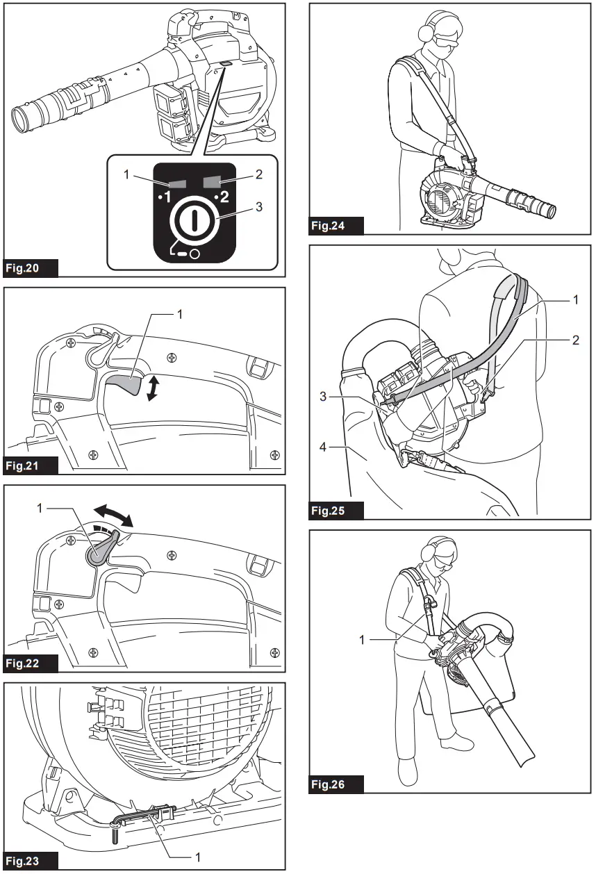 makita DUB363 Cordless Blower - Fig 6