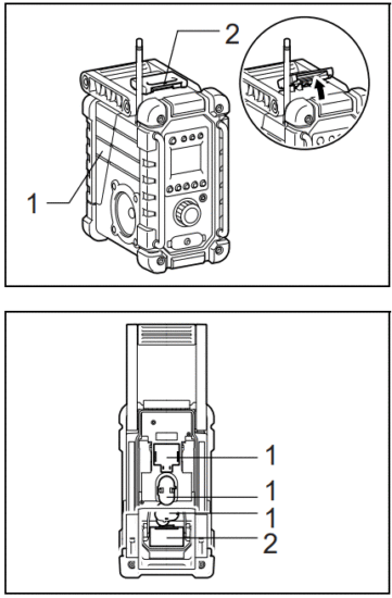 makita BMR102 Jobsite Radio - Battery