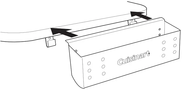 Cuisinart CSC 1000 Stainless Steel Grill and Griddle Caddy - assembly 2