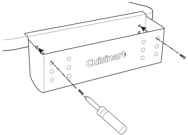 Cuisinart CSC 1000 Stainless Steel Grill and Griddle Caddy - assembly 3