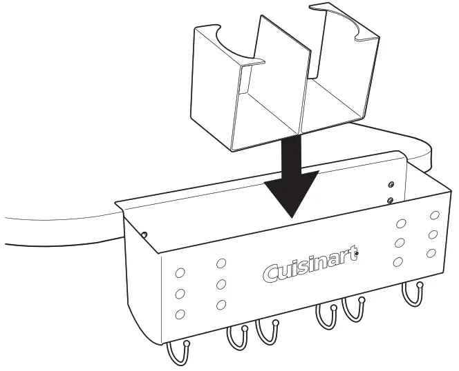 Cuisinart CSC 1000 Stainless Steel Grill and Griddle Caddy - assembly 5