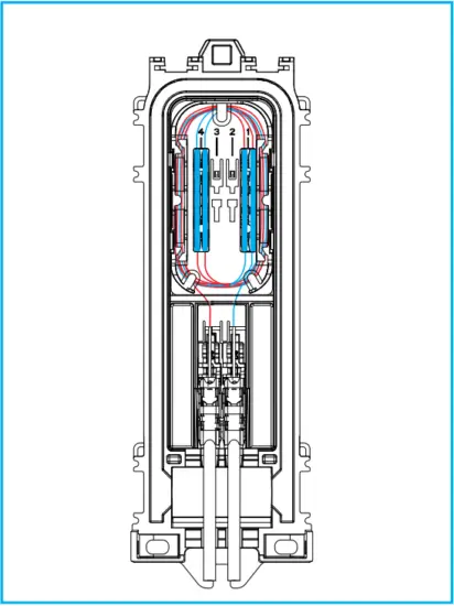 Commscope 8.1 12 Splice configuration 1