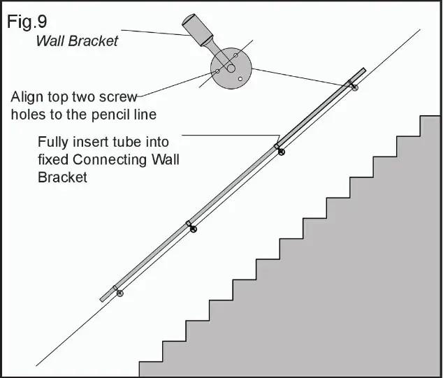 ROTHLEY Handrail Kit Fitting fig 9