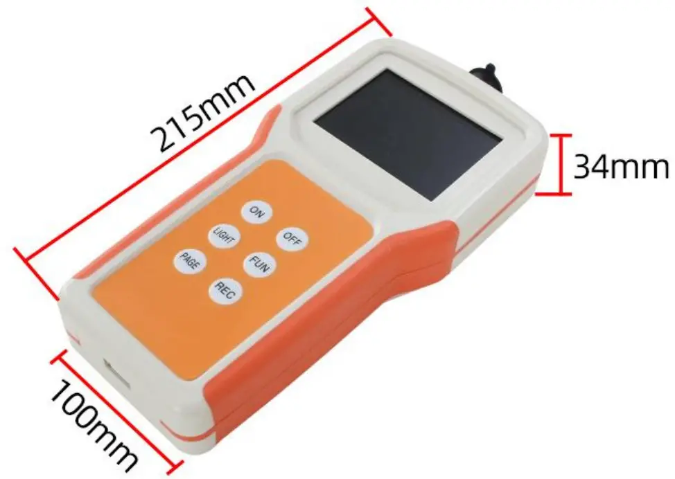 SONBEST SR9313B Handheld Temperature and Humidity Recorder Video - fig1