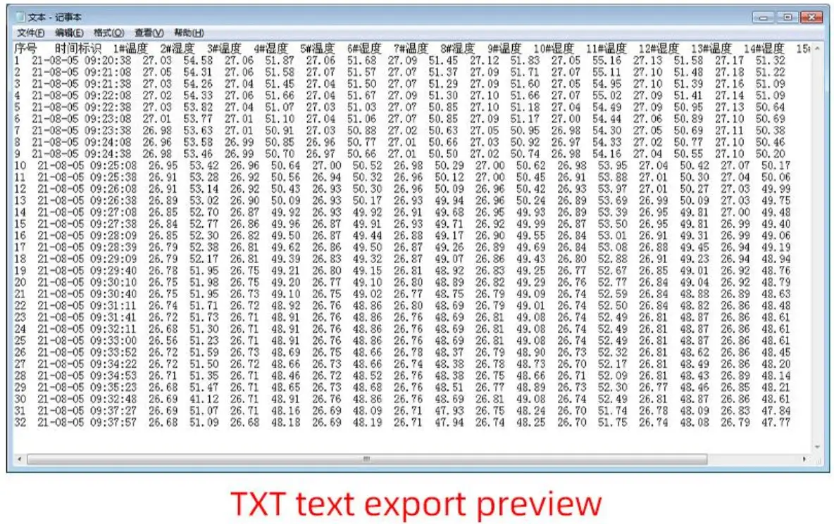 SONBEST SR9313B Handheld Temperature and Humidity Recorder Video - fig10