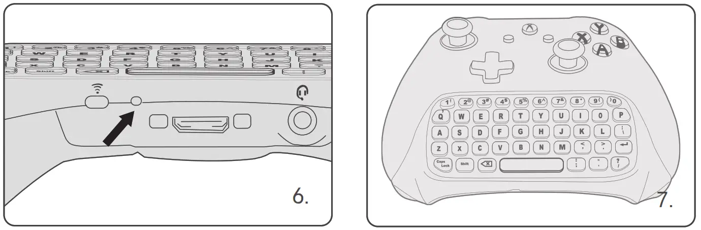 OIVO TYX 587 Wireless Gaming Keyboard - connecting
