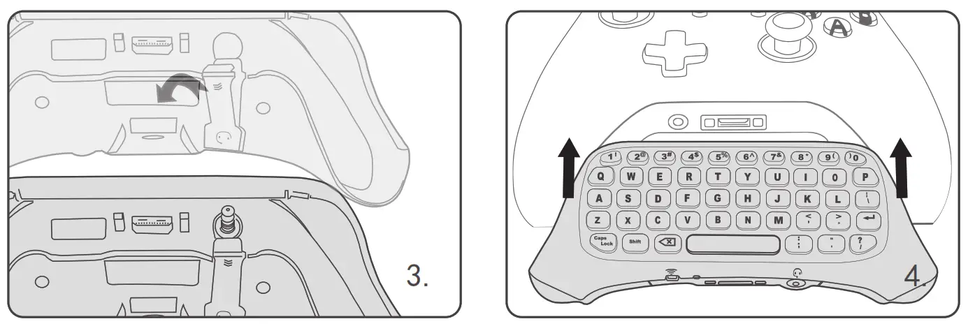 OIVO TYX 587 Wireless Gaming Keyboard - indicator