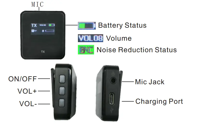 Shenzhen-Wanglilai-Electronics-K63-Wireless-Lavalier-Microphone-1