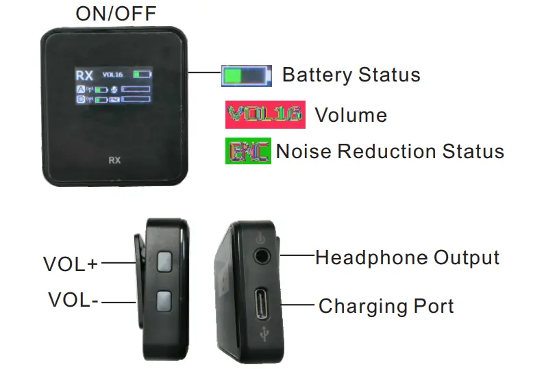 Shenzhen-Wanglilai-Electronics-K63-Wireless-Lavalier-Microphone-2