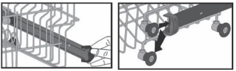 INVENTUM IVW6008A BuiltIn Dishwasher - UPPER BASKET
