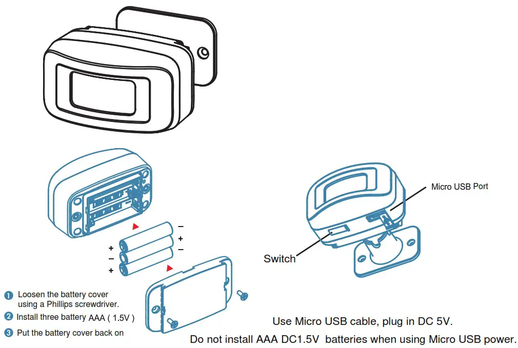 Advante I8 W1901P Wireless Door Chime - Wi Sensor