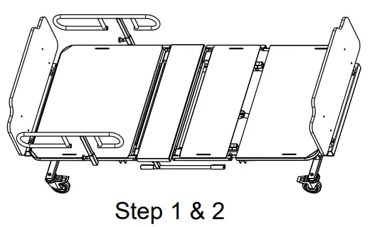 ConvaQuip 5639 Bariatric Homecare Bed - 6