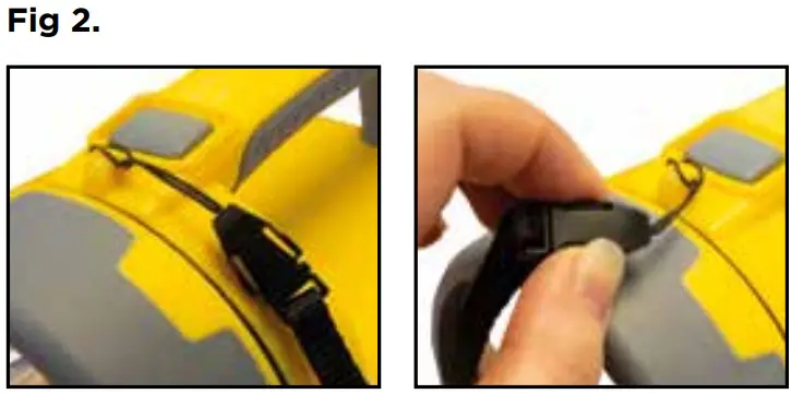 NightSearcher Hawk Star Professional Rechargeable LED Searchlight - Attaching Shoulder