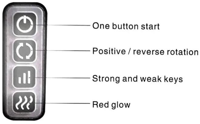 Shiatsu YC-303D Massager of Neck Kneading - remote