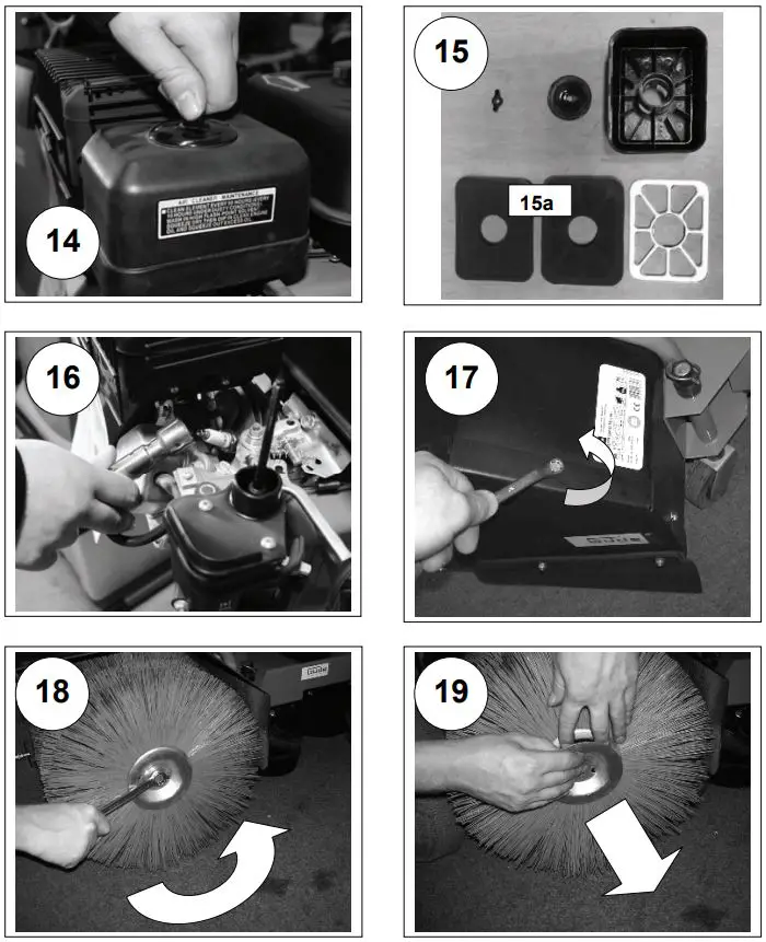 Gude GKM 6.5 ECO 3 In 1 Sweeper Instruction Manual - Fig 7