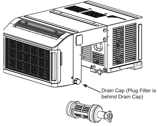 GE APPLIANCES AHTT06 BTU Smart Ultra Quiet Window Air Conditioner - Side Filter