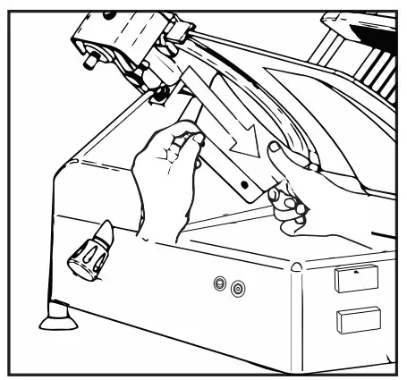 AVANTCO 177SL612A 2 Inch Medium Duty Automatic Meat Slicer - Fig 15