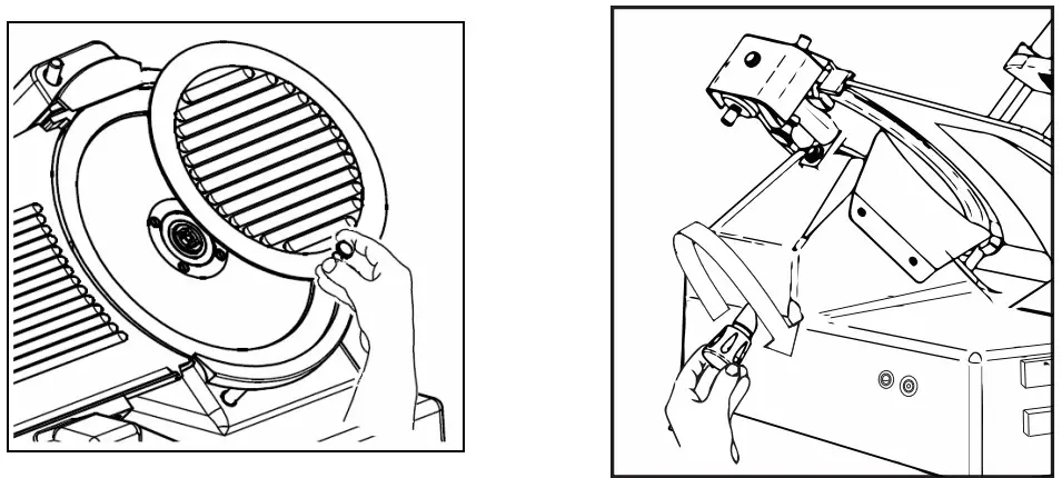 AVANTCO 177SL612A 2 Inch Medium Duty Automatic Meat Slicer - Fig 16