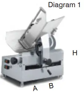 AVANTCO 177SL612A 2 Inch Medium Duty Automatic Meat Slicer - Fil