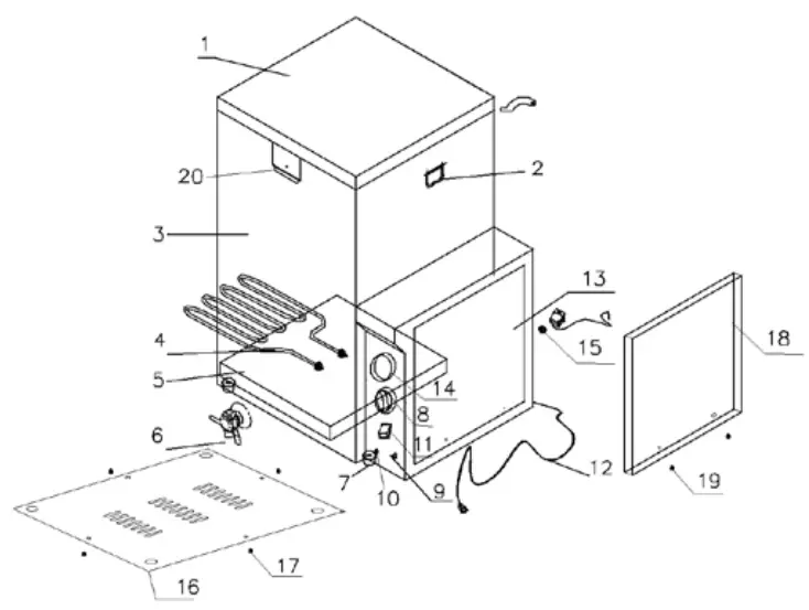 ROOTS HARVEST 1644 LEM Poultry Scalder - PARTS