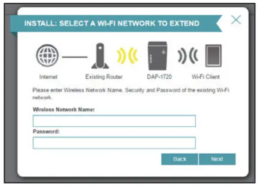 D-Link Range Extender -SSID