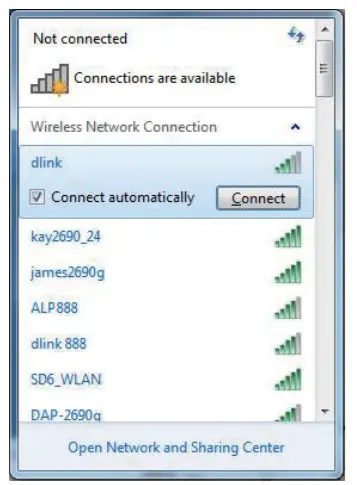 D-Link Range Extender -wireless utility