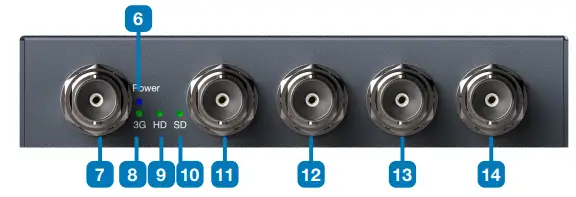 Marshall VDA-108-3GS Universal Distribution Amplifiers fig 2