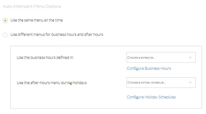 Nextiva Auto Attendant Schedule Nextiva Auto Attendant Schedule
