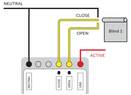 zimi Single and Dual Blind Controllers - NEUTRAL
