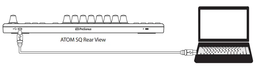 ATOM SQ Production and Performance Pad Controller 1