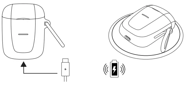 TCL Earbuds - Charging case
