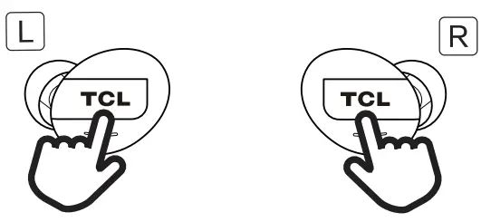 TCL Earbuds - available in mono mode