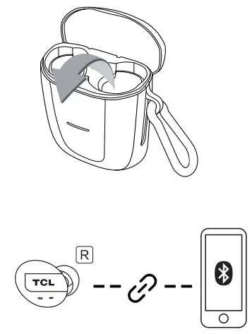 TCL Earbuds - device automatically