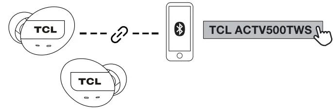 TCL Earbuds - device manually
