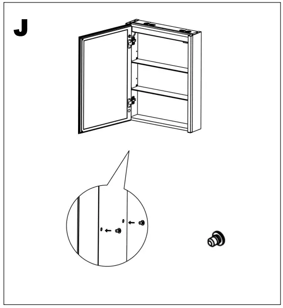 sycamoreLED SY9046SINGLE Tunable LED Bathroom Mirror Cabinet - fig10