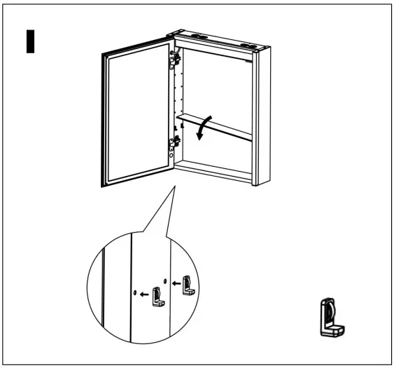 sycamoreLED SY9046SINGLE Tunable LED Bathroom Mirror Cabinet - fig9