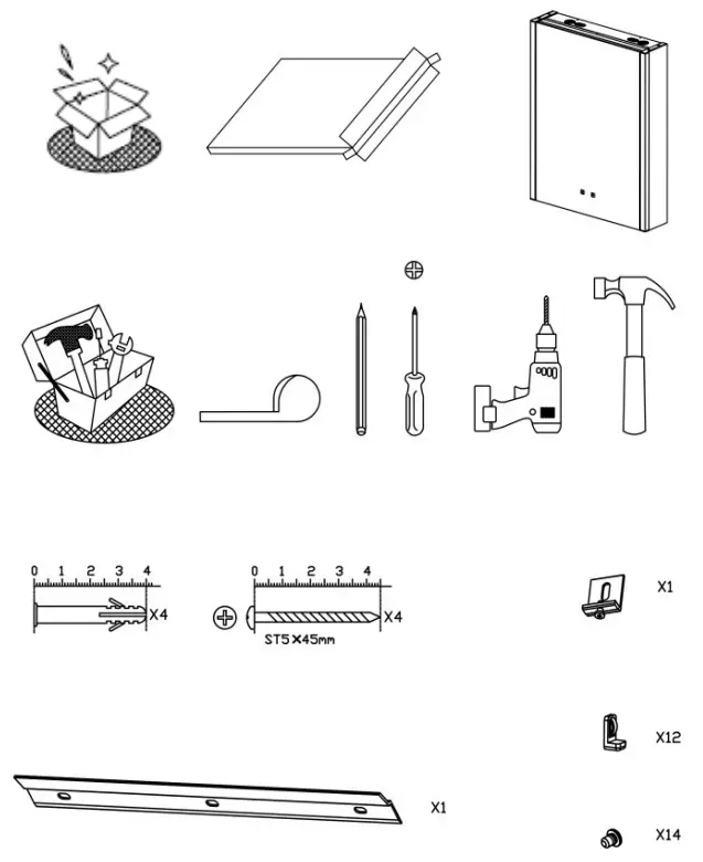 sycamoreLED SY9046SINGLE Tunable LED Bathroom Mirror Cabinet - sycamoreLED logo